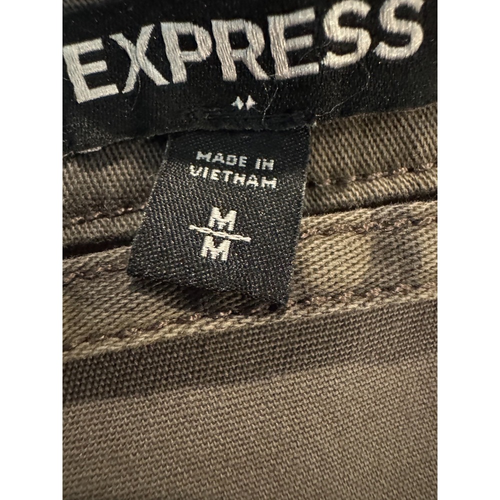 Express Camo Utility Flight Jacket Women's M Military Safari Cotton Stretch - Picture 9 of 13